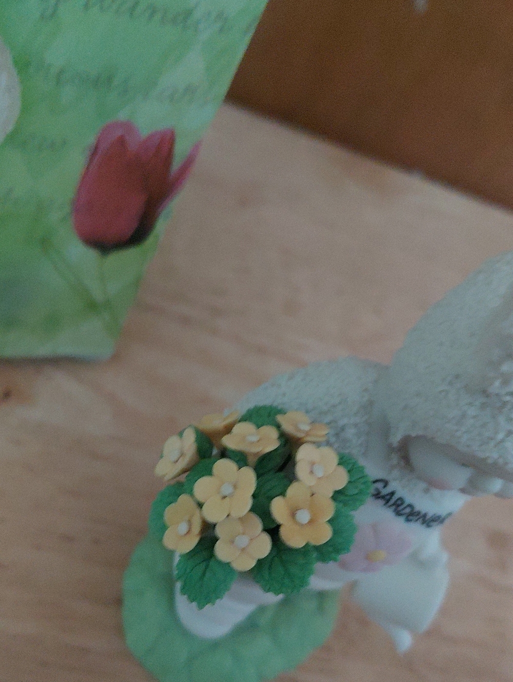 Department 56 Snowbunnies Gardener Figurine -"Bunny With A Green Thumb" - Picture 3 of 4